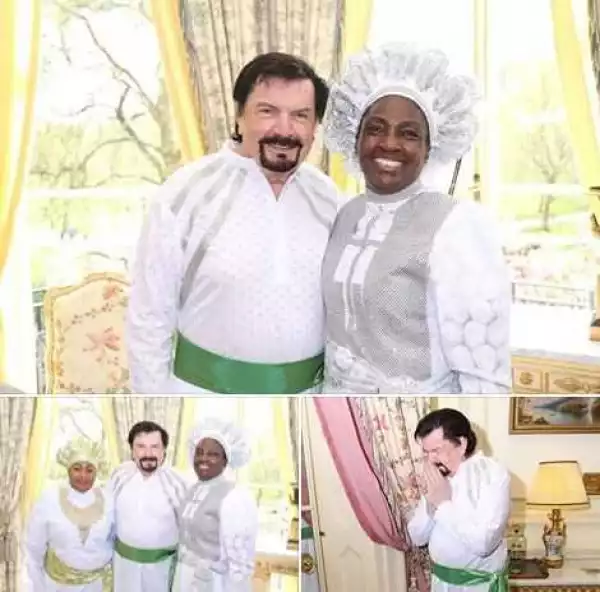 Popular American Man Of God Dr Mike Murdock Ministers In Aladura ‘White Garment’ Church